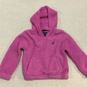Nautica Kids Fuzzy Pink Hoodie